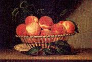 Peale, Raphaelle Bowl of Peaches oil painting artist